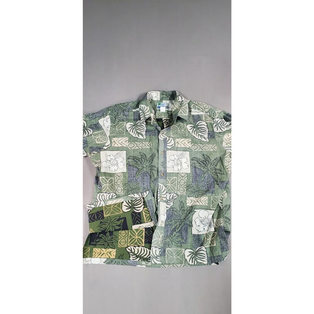 RJC Hawiian Button Up shirt Mens Size XL